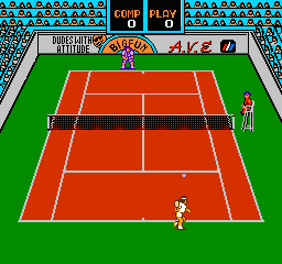 Rad Racket: Deluxe Tennis II screenshot 4 for NES